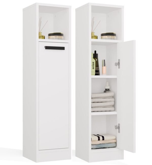 Badkamerkast MEXY 1D – 1 deur – 4 planken