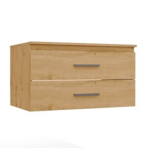 MINIATURA Wastafelmeubel NEL 80 – 2 laden – hangend – met wastafel