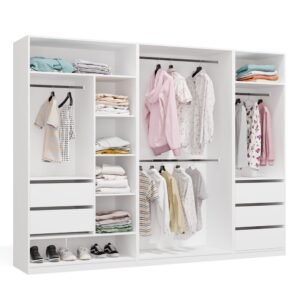 Garderobemeubel Moduowa OPENO – Wit