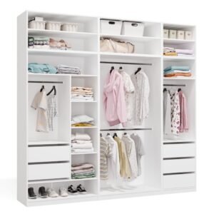 Garderobemeubel Moduowa OPENO – Wit