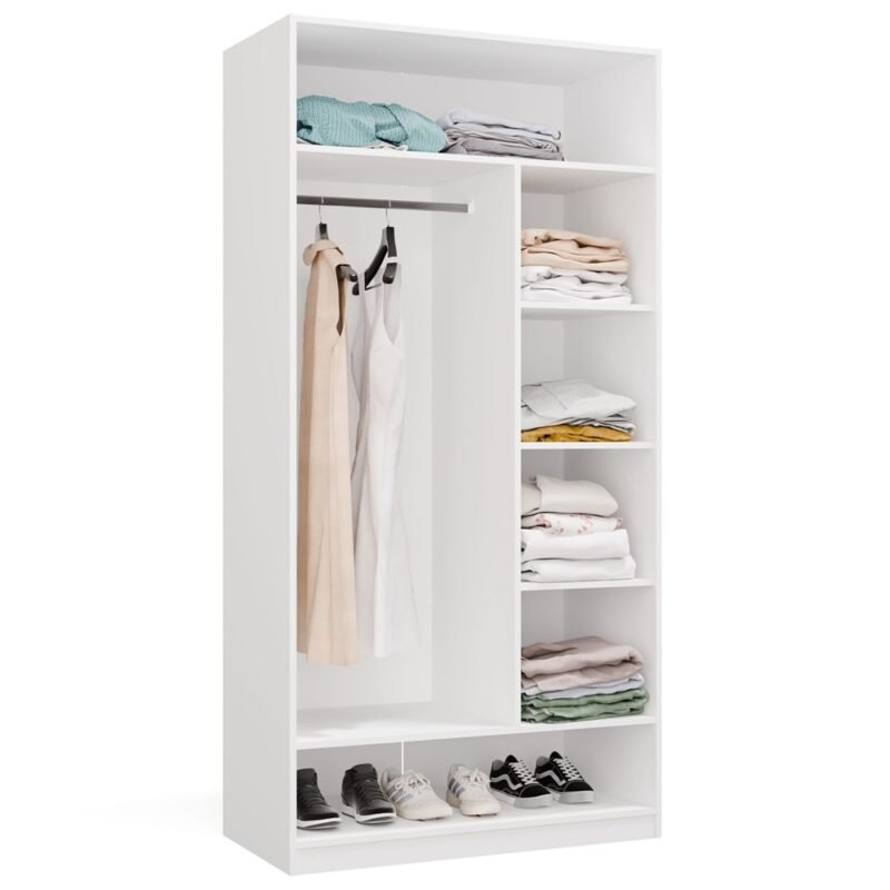MINIATURKA Garderobemeubel OPENO 1W6P – Wit