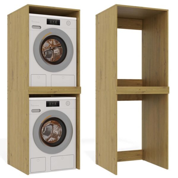 Wasmachinekast POLA TWIN – met opbergruimte