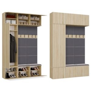 Garderobemeubel HAGA III/1Sz2W – Sonoma eiken