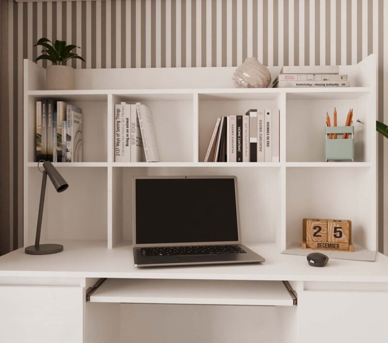 Bureau KUBA met DRIFT bureaustoel en opzetstuk