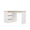 NICEAL7 Bureau NICEA – Wit / Artisan eiken – links
