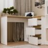 Bureau NICEA – Wit / Artisan eiken – rechts