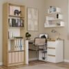 Bureau NICEA – Wit / Artisan eiken – rechts