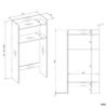 NINANPWYMIARY Wasmachinekast NINA NP – 2 planken – met opbergruimte