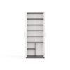 OLIV_2D_ANT_BIEL_KPL_BRYLKA2 Rek Oliv 2D – Antraciet / Wit