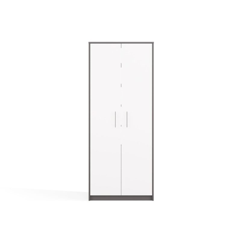 OLIV_2D_ANT_BIEL_KPL_BRYLKA5 Rek Oliv 2D – Antraciet / Wit