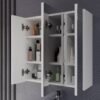 POLA3L2 Badkamerkast POLA 3L – Wit – 3 deuren – hangend