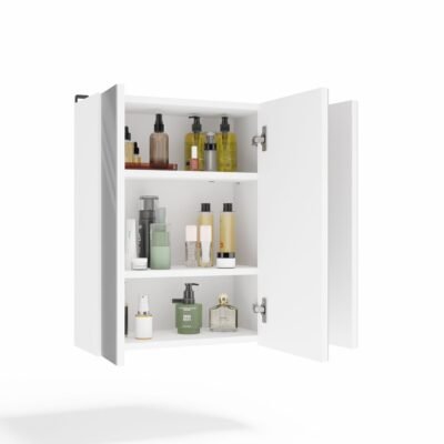 POLA3L7 Badkamerkast POLA 3L – Wit – 3 deuren – hangend