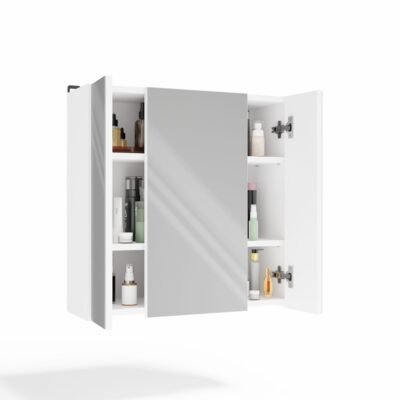 POLA3L8 Badkamerkast POLA 3L – Wit – 3 deuren – hangend