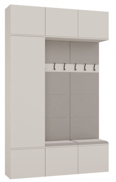 Garderobemeubel HAGA III 1Sz2W – Kasjmier beige