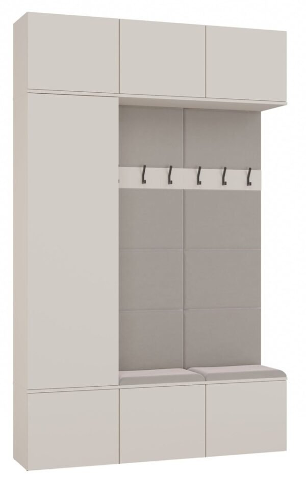 Garderobemeubel HAGA III 1Sz2W – Kasjmier beige