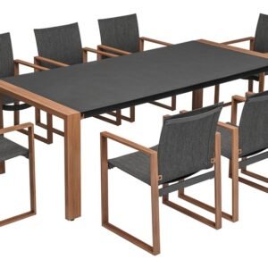 Tuinset DUISBURG dla 8 Osb – Antraciet / Bruin