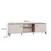 TV-meubel POINT 2D – Castello eiken / Kasjmier beige – 2 deuren