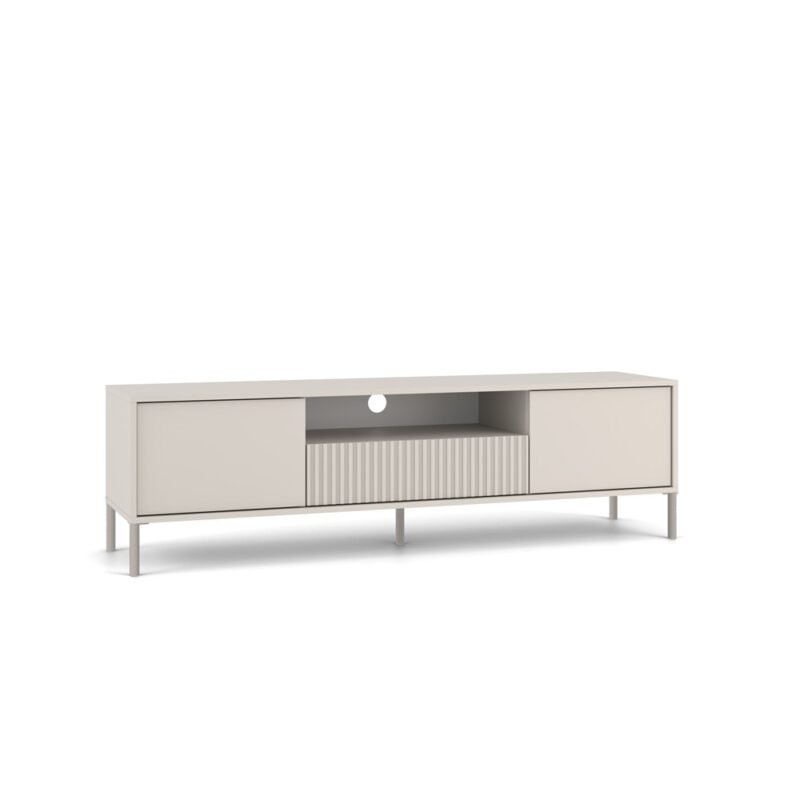 Rtv_slim_160_kaszmir-1 TV-meubel KAMARO 160 – Kasjmier – geribbeld front