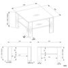 Tafel SQUARE – Wit
