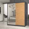 SZAFAIGA1601XLUSTRO2 Kledingkast IGA 160 A/B – met spiegel