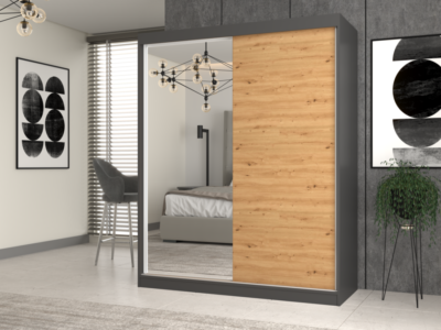 SZAFAIGA1601XLUSTRO2 Kledingkast IGA 160 A/B – met spiegel