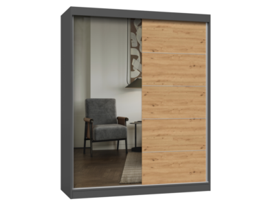 SZAFAIGA1603 Kledingkast IGA 160 A/C – met spiegel