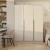 Kledingkast SENSO 3D 150 – 150 cm – Kasjmier beige – 3 deuren
