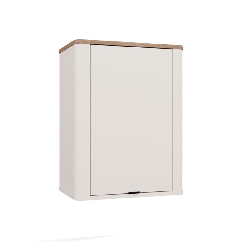 Badkamerkast CORDOBA 1D – Castello eiken / Kasjmier – 2 planken – hangend