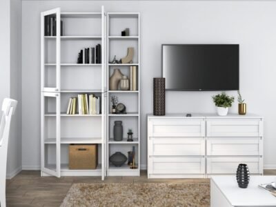 Vitrinekast PAFOS W40 – Wit