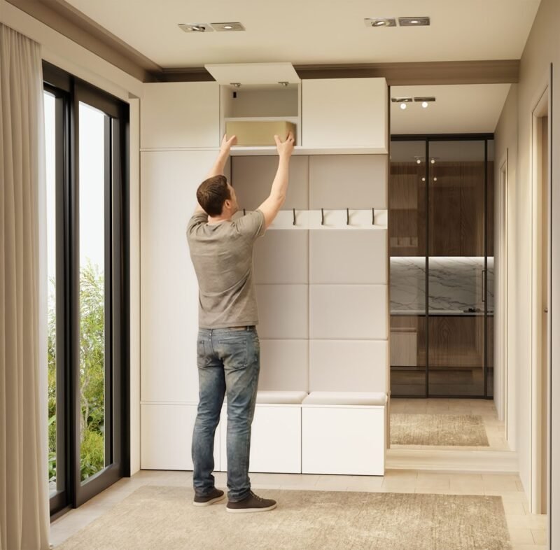 Garderobemeubel HAGA III 1Sz2W – Wit