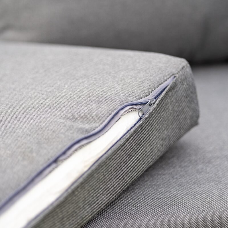 Tuinset DUISBURG Sofa Fotel Stolik – Antraciet / Bruin