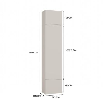 Garderobemeubel HAGA III 1Sz2W – Kasjmier beige