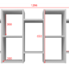 biel Wandplank BILBAO 7.0 – Wit