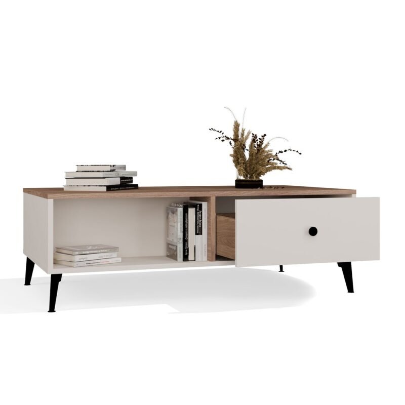 bry1 Tafel awa POINT 2S 110 – Castello eiken / Kasjmier beige – 2 laden