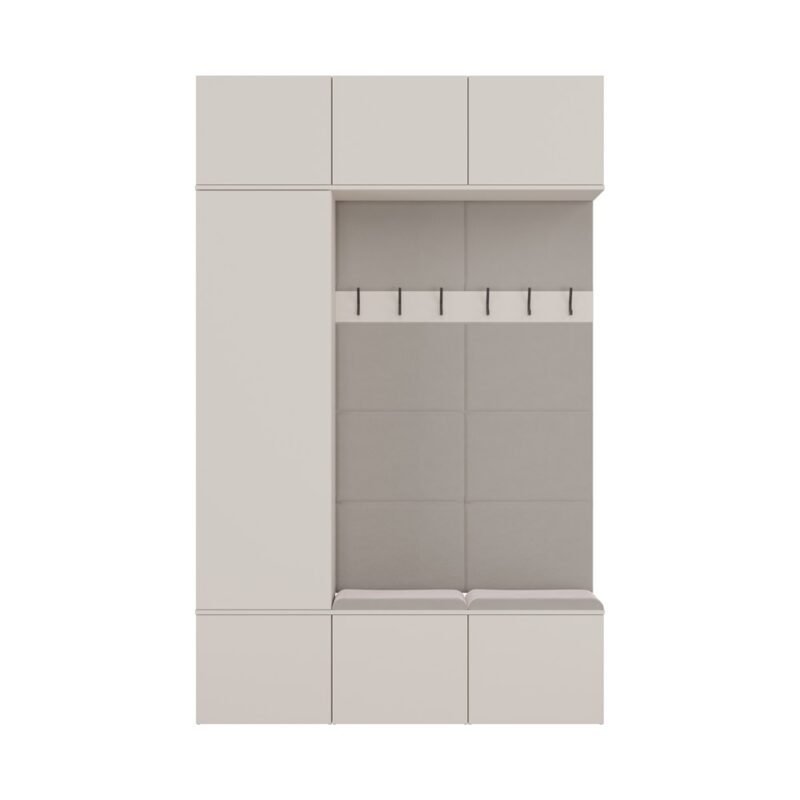 Garderobemeubel HAGA III 1Sz2W – Kasjmier beige