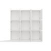 Rek MALAX 3x3 H – 110 × 110 cm – Wit – 3 deuren