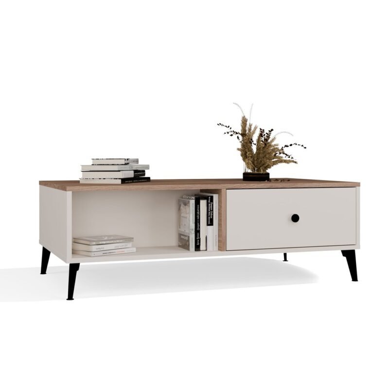bry2 Tafel awa POINT 2S 110 – Castello eiken / Kasjmier beige – 2 laden