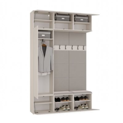 Garderobemeubel HAGA III 1Sz2W – Kasjmier beige