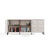 Dressoir POINT 2D3S – Castello eiken / Kasjmier beige – 3 laden – 2 deuren