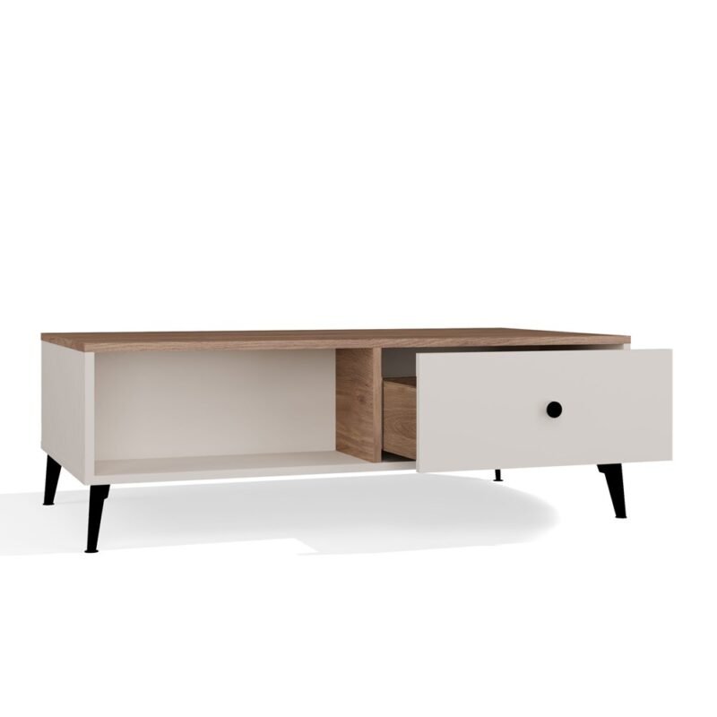 bry6 Tafel awa POINT 2S 110 – Castello eiken / Kasjmier beige – 2 laden