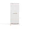 bryla1 Kledingkast Ubraniowa OLYMPO 2D – 80 cm – Artisan eiken / Wit – 2 deuren