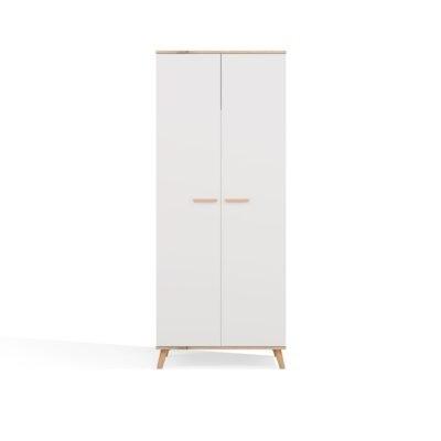 bryla1 Kledingkast Ubraniowa OLYMPO 2D – 80 cm – Artisan eiken / Wit – 2 deuren