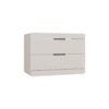 Wastafelmeubel TERRA 80 2S – 80 × 58 × 45 cm – Kasjmier – 2 laden – hangend – met wastafel