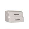 bryla2 Wastafelmeubel NEL 60 UC – Kasjmier beige – 2 laden – hangend – met wastafel