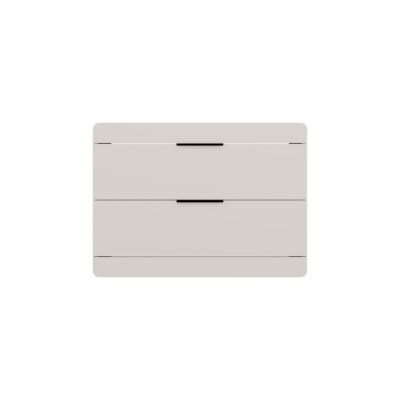 Wastafelmeubel TERRA 80 2S – 80 × 58 × 45 cm – Kasjmier – 2 laden – hangend – met wastafel
