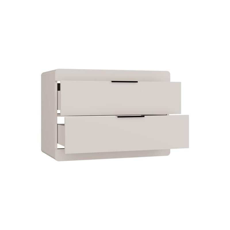 bryla3 Wastafelmeubel TERRA 80 2S – 80 × 58 × 45 cm – Kasjmier – 2 laden – hangend – met wastafel