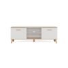 bryla3 TV-meubel OLYMPO 150 – 150 cm – Artisan eiken / Wit
