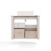 Wastafelmeubel CORDOBA 2D – Castello eiken / Kasjmier – hangend – met wastafel