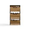 brylka1 Schoenenkast Paula – Artisan eiken / Zwart – 3 deuren