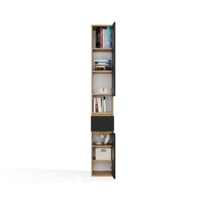 brylka1 Rek LIOR 2D1S – Artisan eiken / Zwart